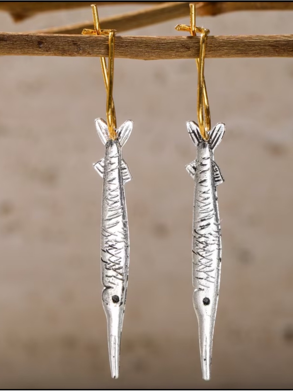 Fish Earrings - Picture 2 of 3